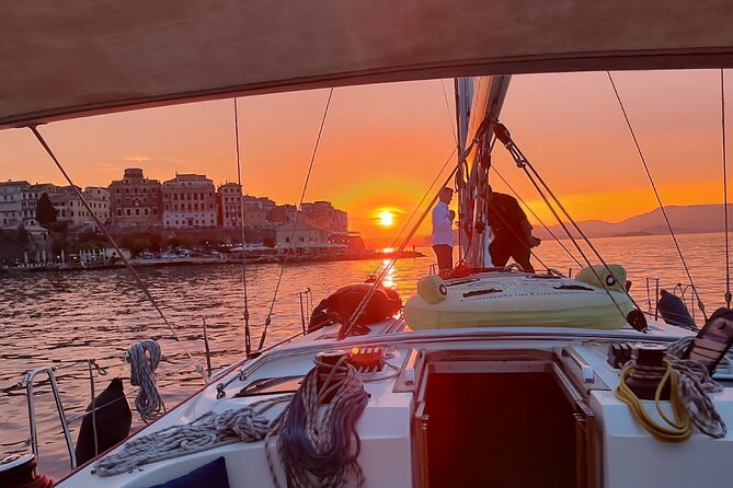 Corfu Island Sunset Cruise on Sailing Boat - Drinks, Snacks, and Music on Board