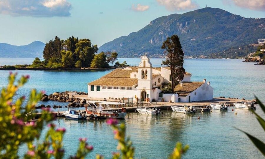 Corfu: Panoramic Island Highlights Van Tour from Cruise Port - Paleokastritsa monastery: views before the beach