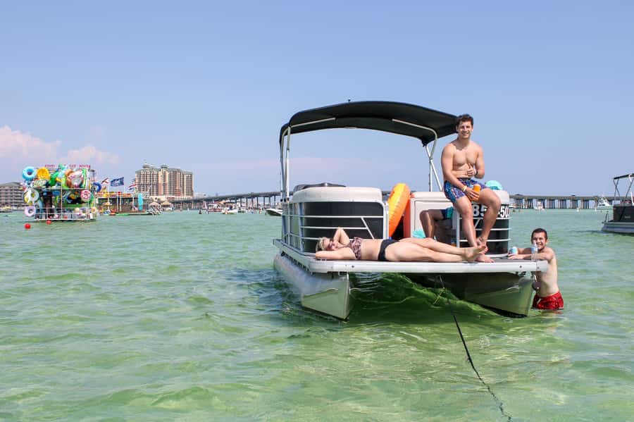 Crab Island Pontoon Boat Rental in Fort Walton - What to bring and how to plan the day