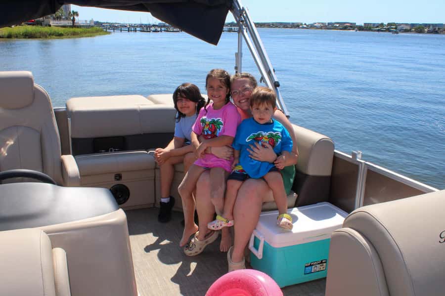 Crab Island Pontoon Boat Rental in Fort Walton - Adding Destin Harbor and Destin Bridge