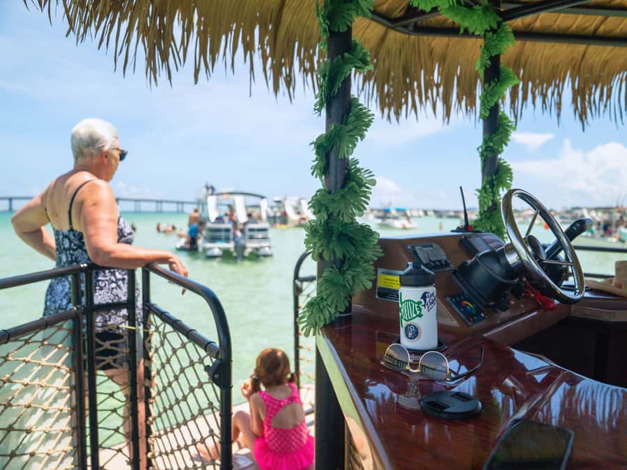 Destin: Tiki Pub Crab Island Sandbar Cruise with Waterslide - Who will enjoy this cruise most