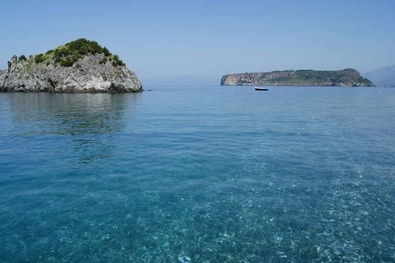 Dino Island & Arcomagno Eco-Boat Tour - Blue Grotto opens the cruise