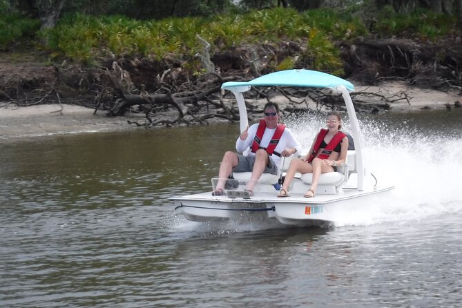 Drive your Own 2 Seat Fun Go Cat Boat on Marco Island - Why driving your own Go Cat changes the outing