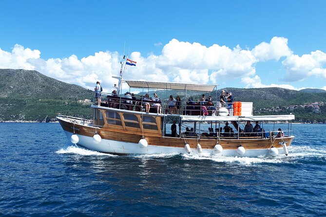 Dubrovnik Elafiti Islands Cruise with Lunch, Drinks and Pickup - Koločep: clear water and an easy first stop