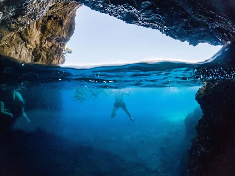 Dubrovnik or Cavtat: Blue Cave & Elaphiti Islands Boat Tour - A fast route from Dubrovnik to island water