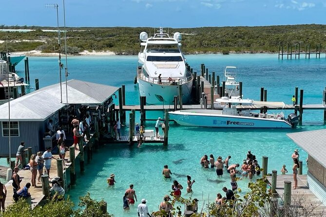 Exuma Island Hopping Swimming Pigs Tour with Lunch from Nassau - Great Exuma lunch with a local flavor