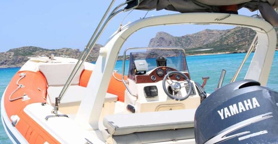 Falasarna: Balos Beach & Gramvousa Island Private RIB Cruise - Leaving Falassarna Big Beach
