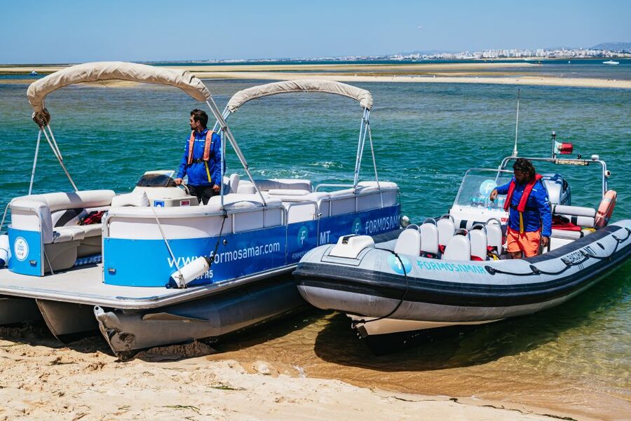Faro: Deserta Island and Farol Island Catamaran Boat Trip - The return through the protected park