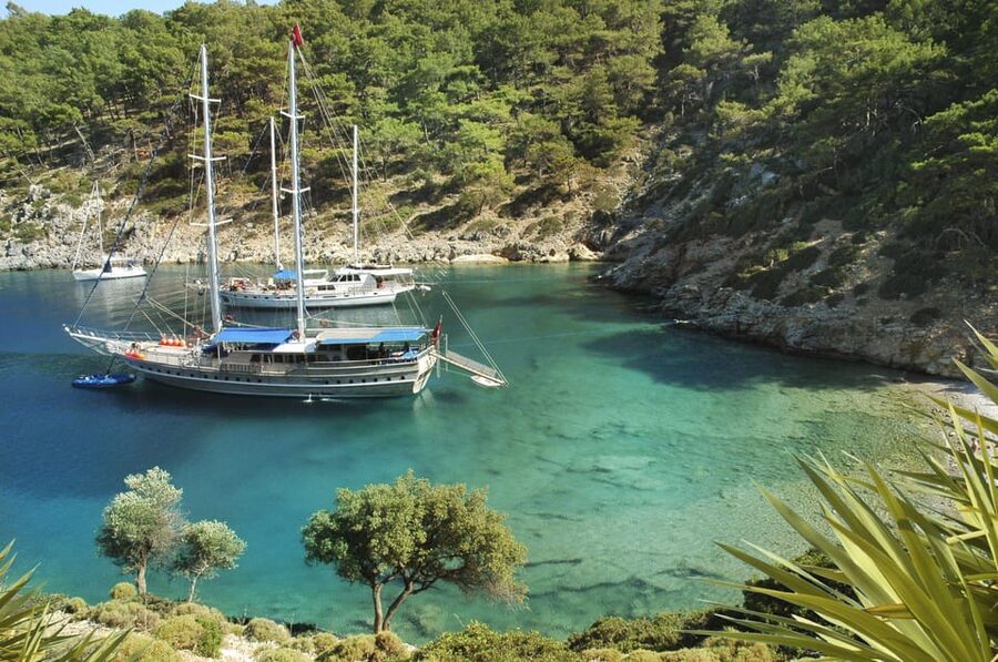 Fethiye: 12 Islands Boat Tour with Lunch and Hotel Pickup - Tersane Island and the First Coastal Views