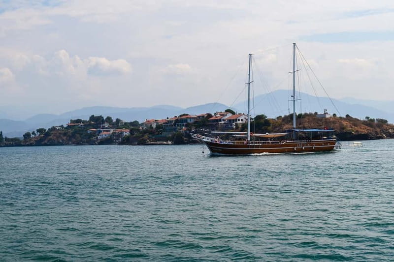 Fethiye: Island Sailing Trip with Lunch and Hotel Pickup - Dockyard Island’s calm inlet and old ruins