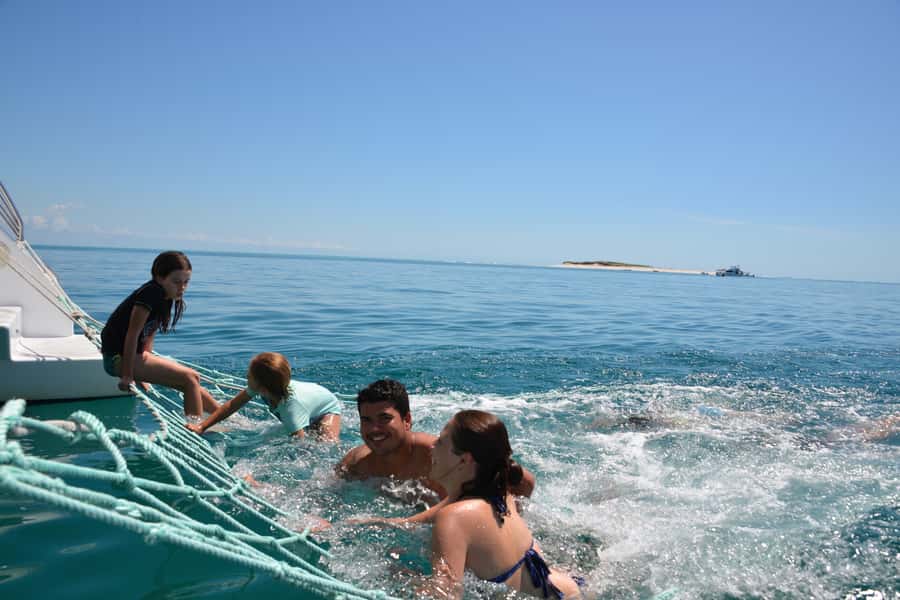 Fraser Island 4-Hour Eco-Sailing Adventure - A beach stop with time to swim