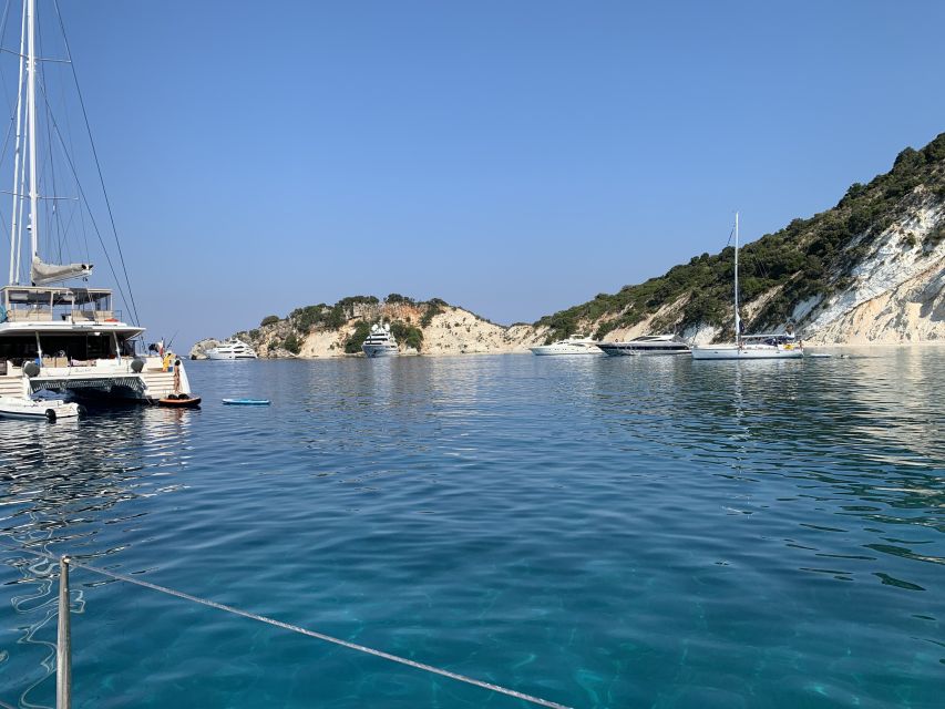 From Agia Efimia: Day Cruise to Ithaki Island with Lunch - Skinos Bay and lunch on the yacht