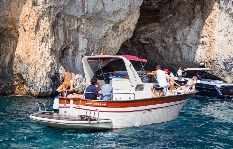 From Amalfi: Small Group Boat Excursion to Capri Island - Capri’s grottoes, cliffs, and famous villas