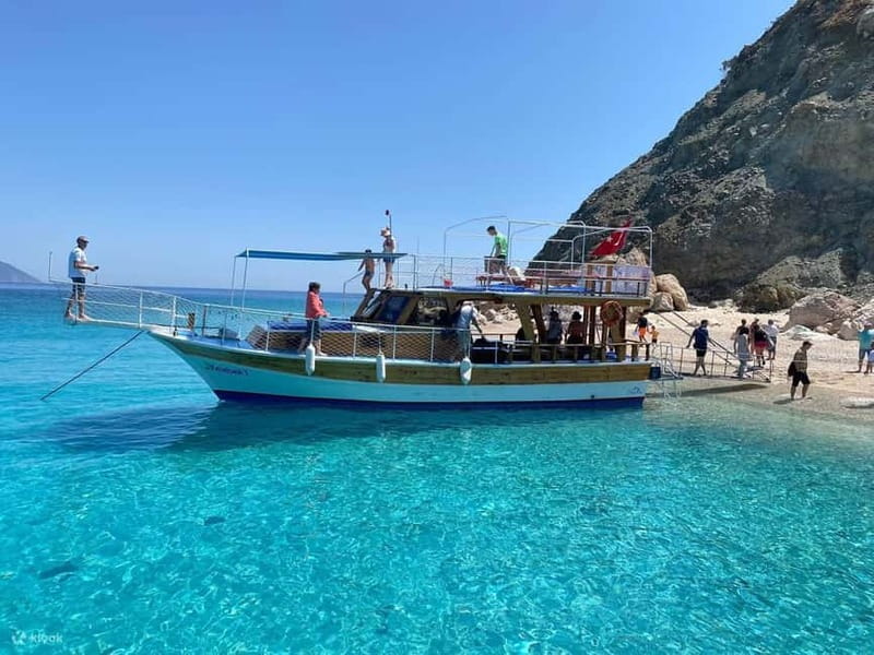 From Antalya/Kemer: Suluada Island Boat Trip with Sunset - Swimming stops and the return cruise
