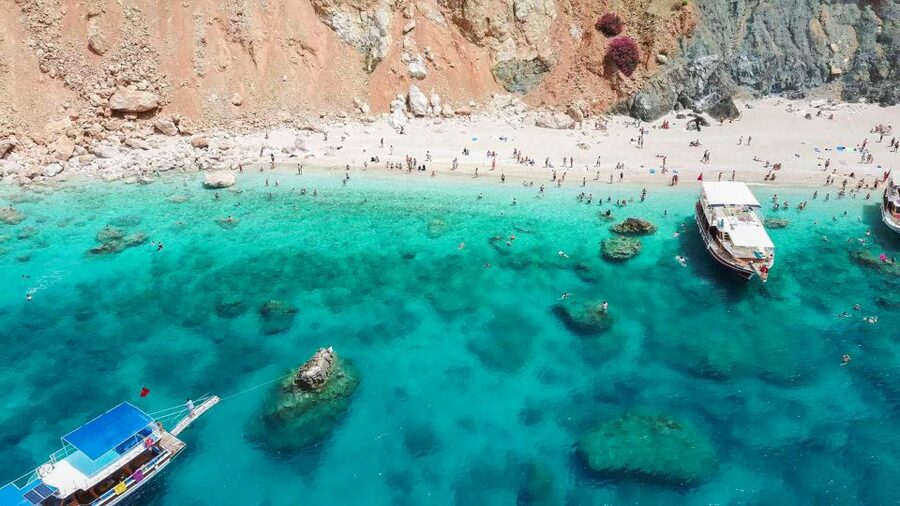 From Antalya or Kemer: Suluada Island Boat Trip with Lunch - Boarding the Boat at Adrasan