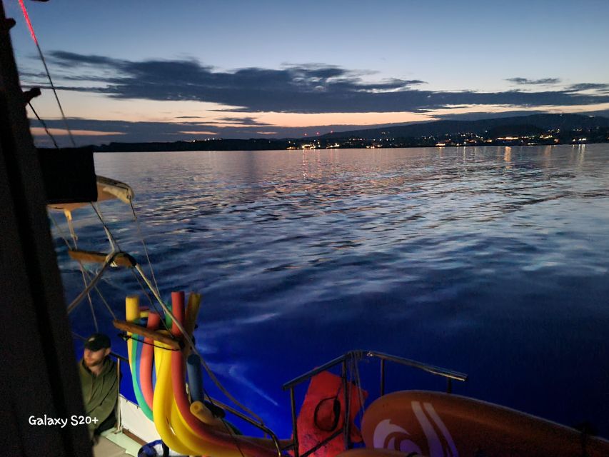 From Argostoli: Vardiani Island Sunset Cruise & Greek Meze - Greek meze, fresh salads, and wine on deck