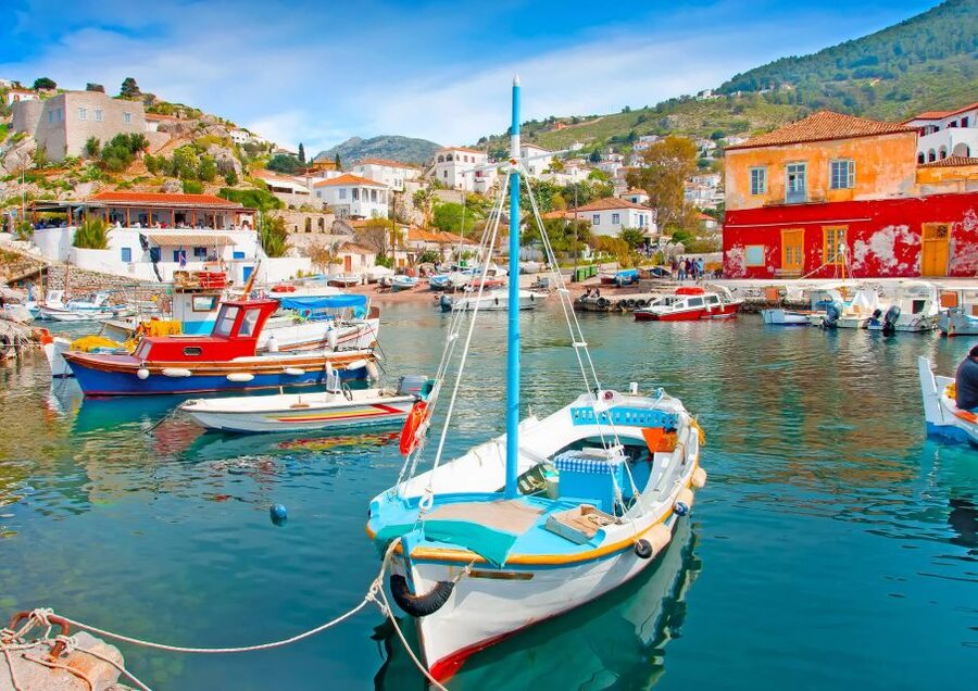 From Athens: Saronic Islands Full-Day Cruise with VIP Seats - Poros: pine trees and a quick port walk