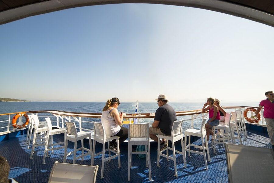 From Athens: Saronic Islands Full-Day Cruise with VIP Seats - Aegina: pistachios, beaches, and two useful hours