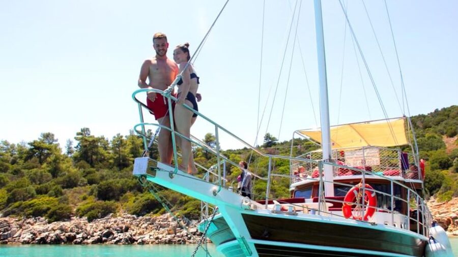 From Bodrum: Orak Island Boat Trip with Swim Stops and Lunch - Bodrum Castle viewed from the sea