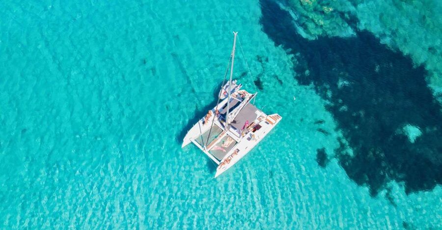 From Cannigione: Catamaran tour among La Maddalena islands - How the flexible island route works