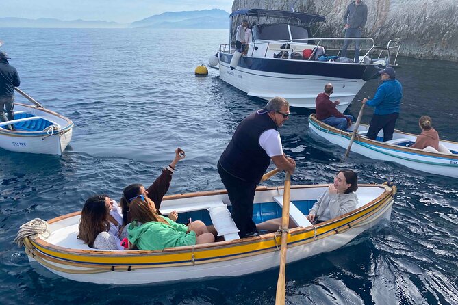 From Capri: 3-Hour Island Boat Tour with Optional Blue Grotto - The White Grotto and its unusual rock shape