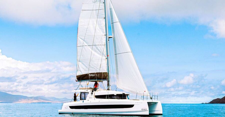 From Corralejo/Caleta de Fuste: Lobos Island Catamaran Trip - The Lobos water stop