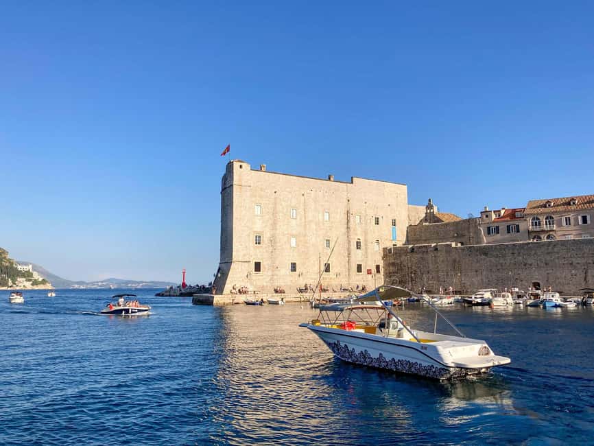 From Dubrovnik: Elaphiti Islands & Blue Cave Speedboat Tour - Sunj Beach on Lopud