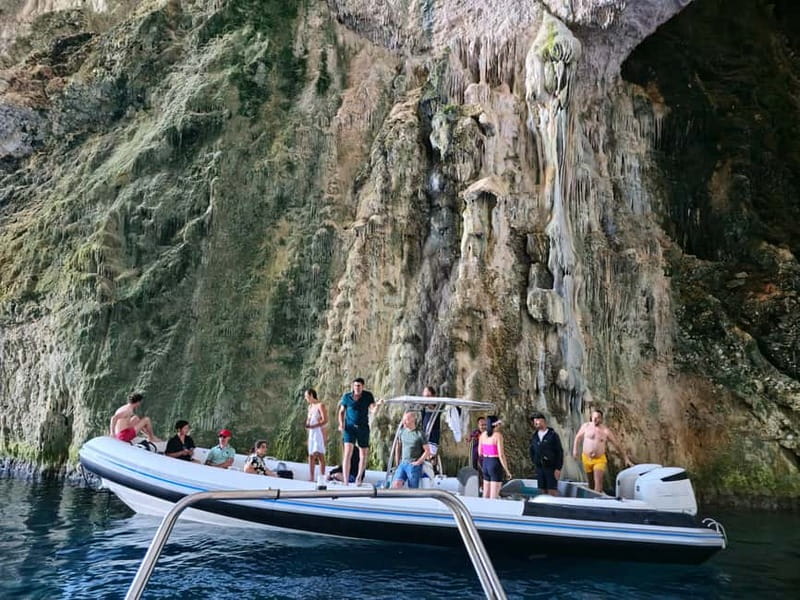 From Durres: Speed Boat to Sazan Island, Cave & Karaburun - Karaburun Peninsula and Saint Vasil Bay