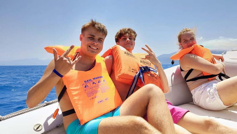 From Durres: Speed Boat to Sazan Island, Cave & Karaburun - The speedboat ride sets the tone