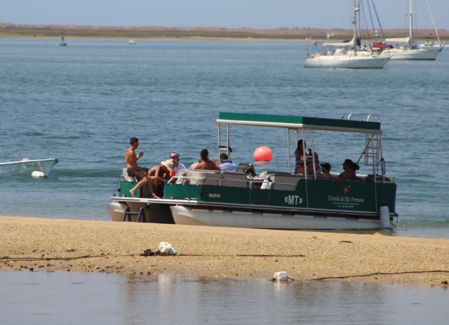 From Faro: 2-Island, 2-Stop Ria Formosa Catamaran Tour - Deserta Island: the best place for sand and water