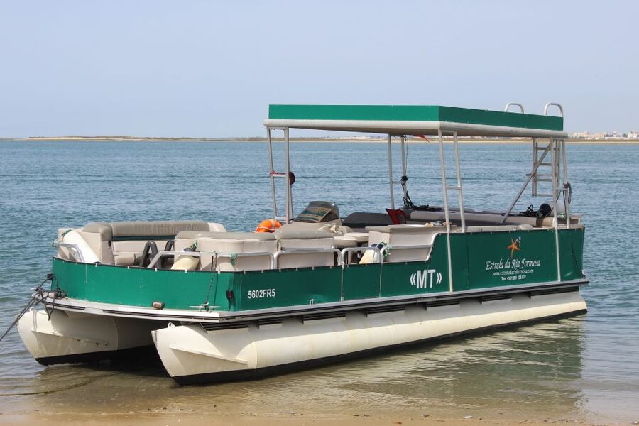 From Faro: 2-Island, 2-Stop Ria Formosa Catamaran Tour - Farol Island: lighthouse views and island life