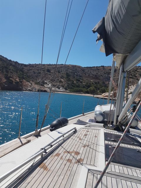 From Heraklion: Dia Island Private Sailing Trip - What is included on board