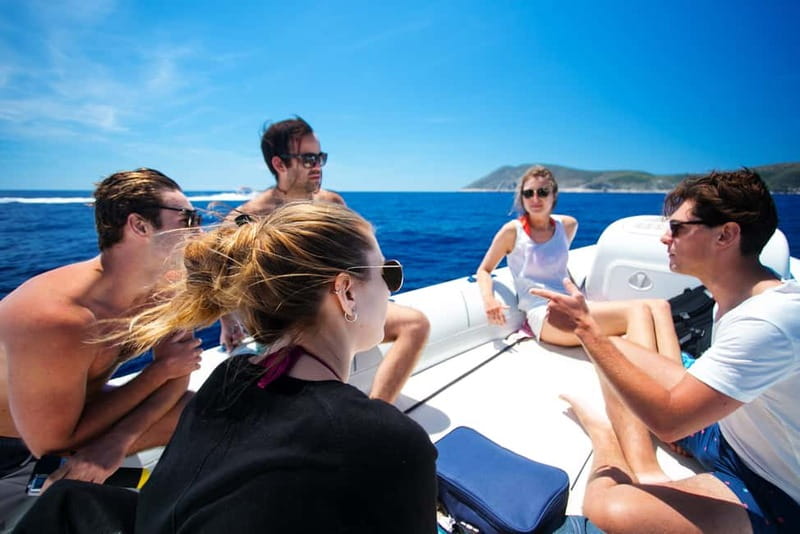 From Hvar: Blue Cave and Pakleni Islands Private Boat Tour - Green Cave: an early swim inside the rock