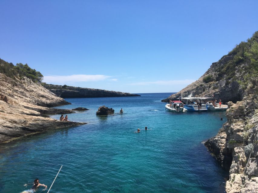From Hvar: Blue Cave, Green Cave & 5 Islands Speedboat Tour - Green Cave and other coastal caves