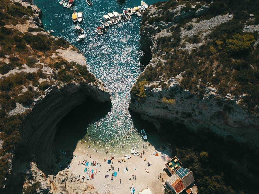 From Hvar: Vis Island and Blue Cave Speedboat Tour - Budikovac, Pritiscina, and the best swim time