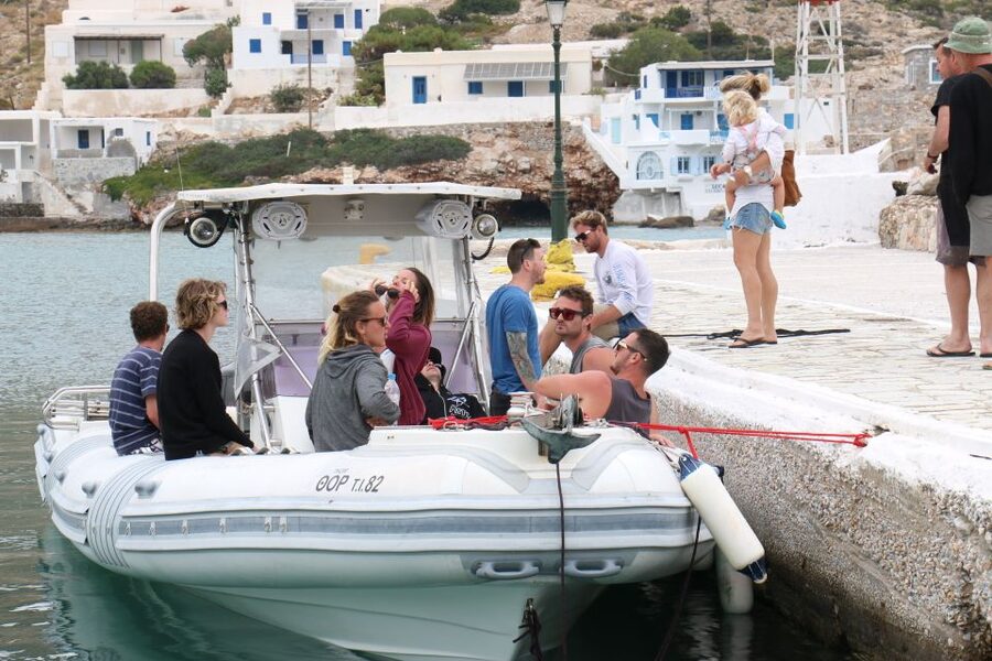 From Ios: RIB Boat Trip to Sikinos Island and Winery Tour - Coffee, monastery, and the road to Episcopi