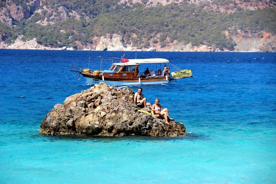 From Kemer, Antalya, Belek: Adrasan Suluada Island Boat Tour - Akseki Bay and the final swimming stop