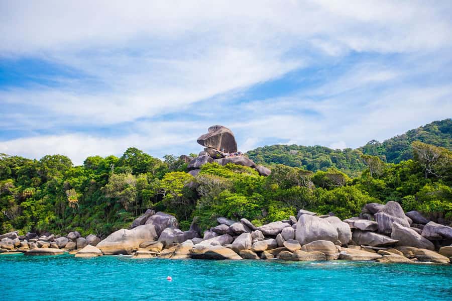 From Khao Lak: Similan Islands Day Trip by Luxury Catamaran - Koh Miang and Princess Bay: two hours for beach time and lunch