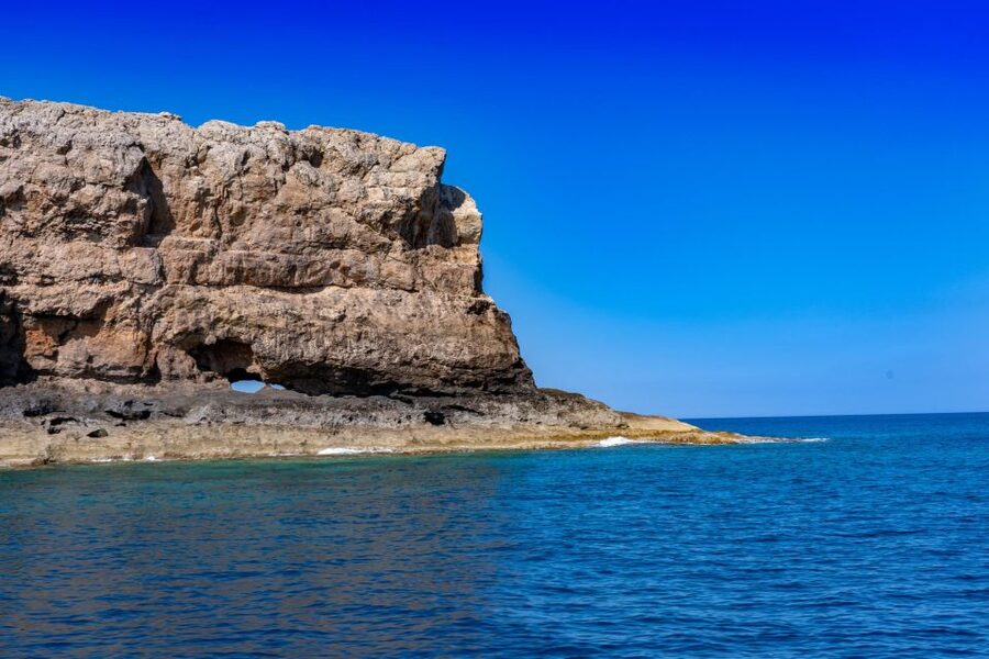 From Kissamos: Private Boat Cruise to Historic Pirate Island - The shipwreck from 1968