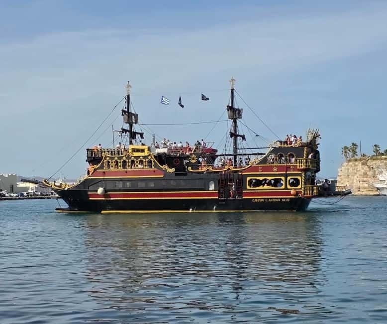 From Kos: 3-Island Boat Trip with BBQ & Water Slide - Pserimos gives you the classic beach stop