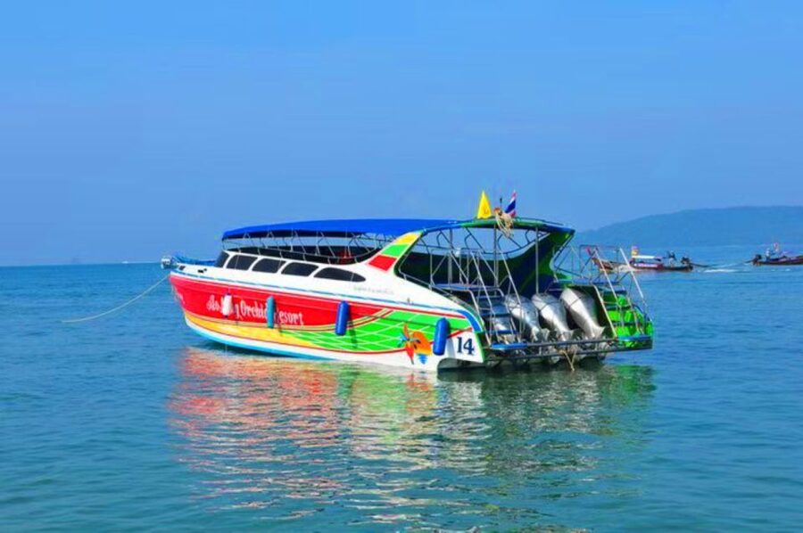 From Krabi: 4 Islands Snorkeling Tour by Speed Boat - Koh Poda, lunch, and the longest beach break