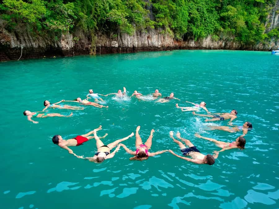 From Krabi: Phi Phi Early Bird & 4 Islands by Speedboat - Bamboo Island: the main beach break