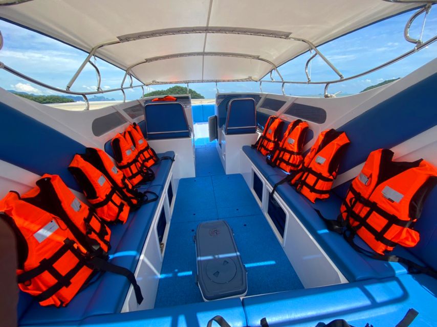 From Krabi: Phi Phi Island Full-Day Private Speed Boat Tour - Phi Phi Don, lunch, and time on land
