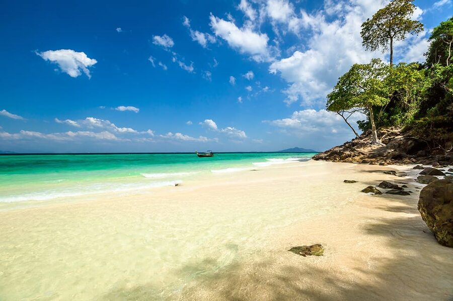 From Krabi: Phi Phi Islands Speedboat Day Tour - The ride from Krabi to Phi Phi