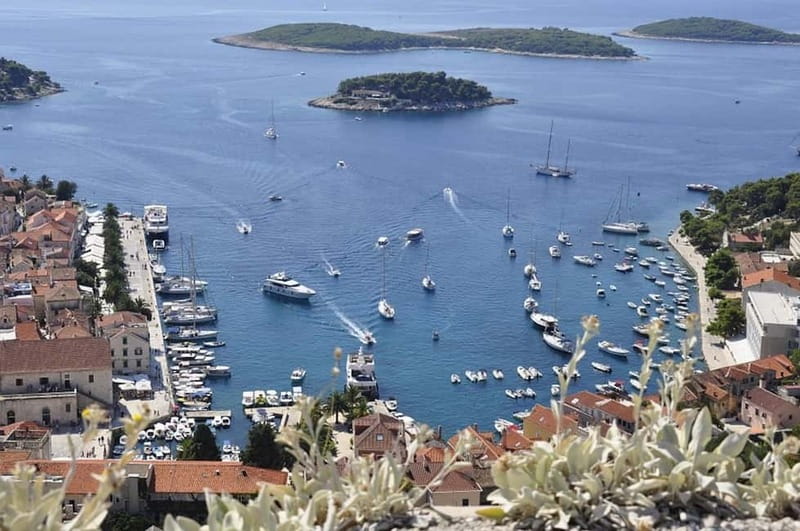 From Milna or Supetar: Magical Blue Cave Island Hopping - Komiža, a harbor with a different mood