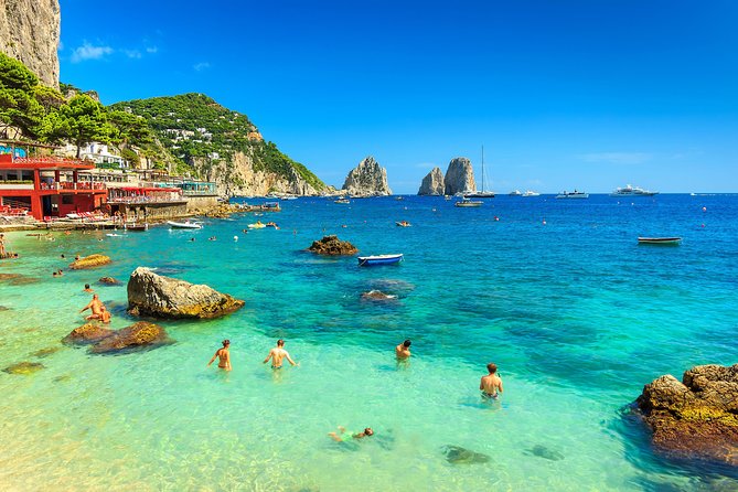 From Naples: Capri and Anacapri Small Group Tour + Ferry - Capri town, La Piazzetta, and free time