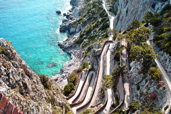 From Naples: Capri and Anacapri Small Group Tour + Ferry - Augustus Gardens and the Faraglioni view