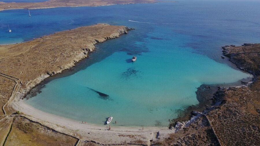 From Ornos: Private Cruise Mykonos to Delos & Rhenia Island - From Ornos to the sacred island of Delos