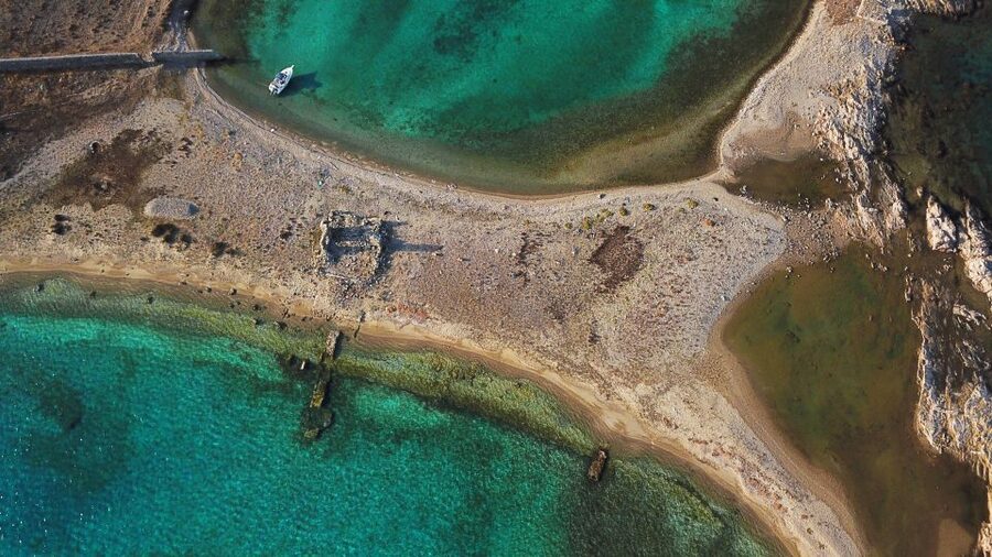 From Ornos: Private Cruise Mykonos to Delos & Rhenia Island - Rhenia’s Skinos beach and the Blue Laguna stop