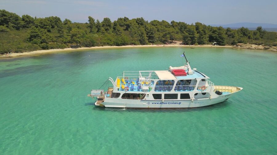 From Ouranoupoli: Blue Lagoon Two Island Cruise - The Blue Lagoon and uninhabited Diaporos Island